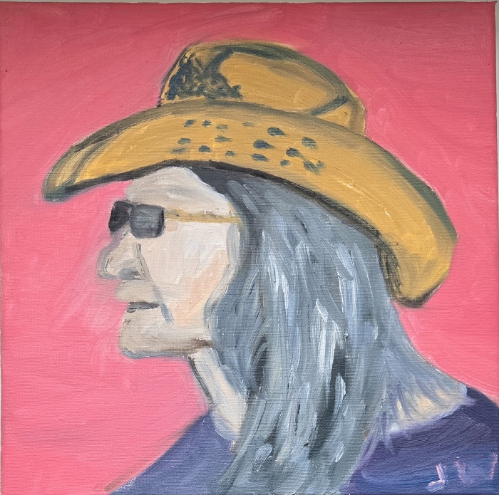 JW Goossen's Cowgirl painting from his Faces Series...