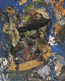 More info on JW Goossen's LP 2 painting from his Random Paintings Series...