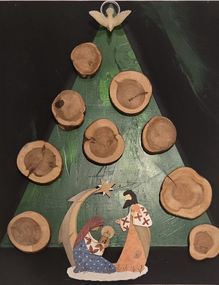 Canadian Mennonite Artist, JW Goossen original art piece titled The View