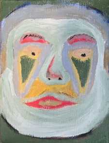 More info on JW Goossen's Clown painting from his Faces Paintings Series...