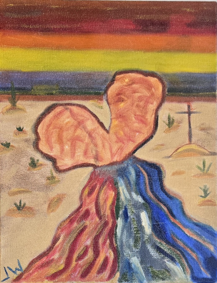 JW Goossen's Rivers painting from his Older Paintings Series...